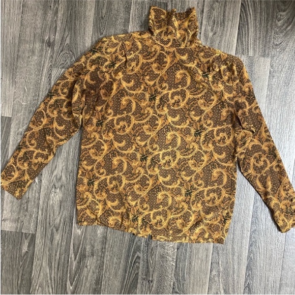 Jac Dale Women Brown Long Sleeve Blouse - Picture 12 of 16